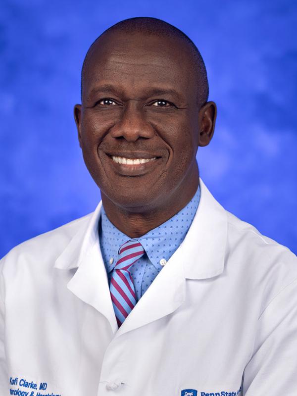 Kofi Clarke, MD,  FACP,  FRCP