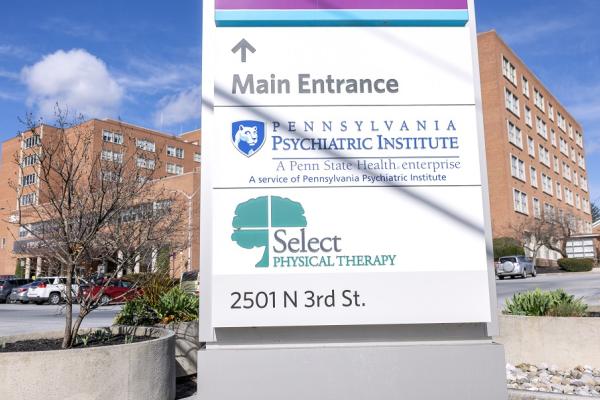 Outdoor image of the Pennsylvania Psychiatric Institute